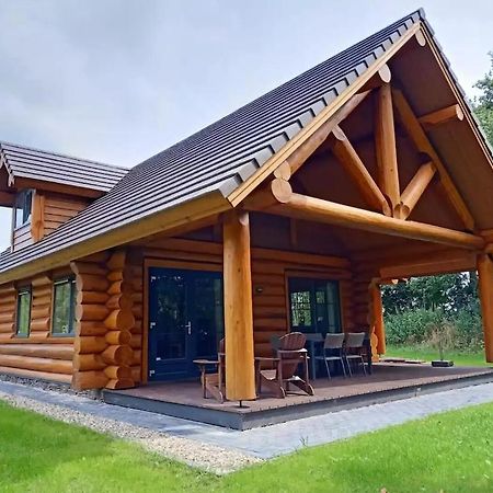 Unieke Houten Villa Met Sauna In Twente - 5P Den Ham Exterior foto