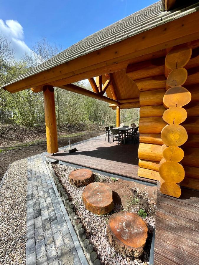 Unieke Houten Villa Met Sauna In Twente - 5P Den Ham Exterior foto